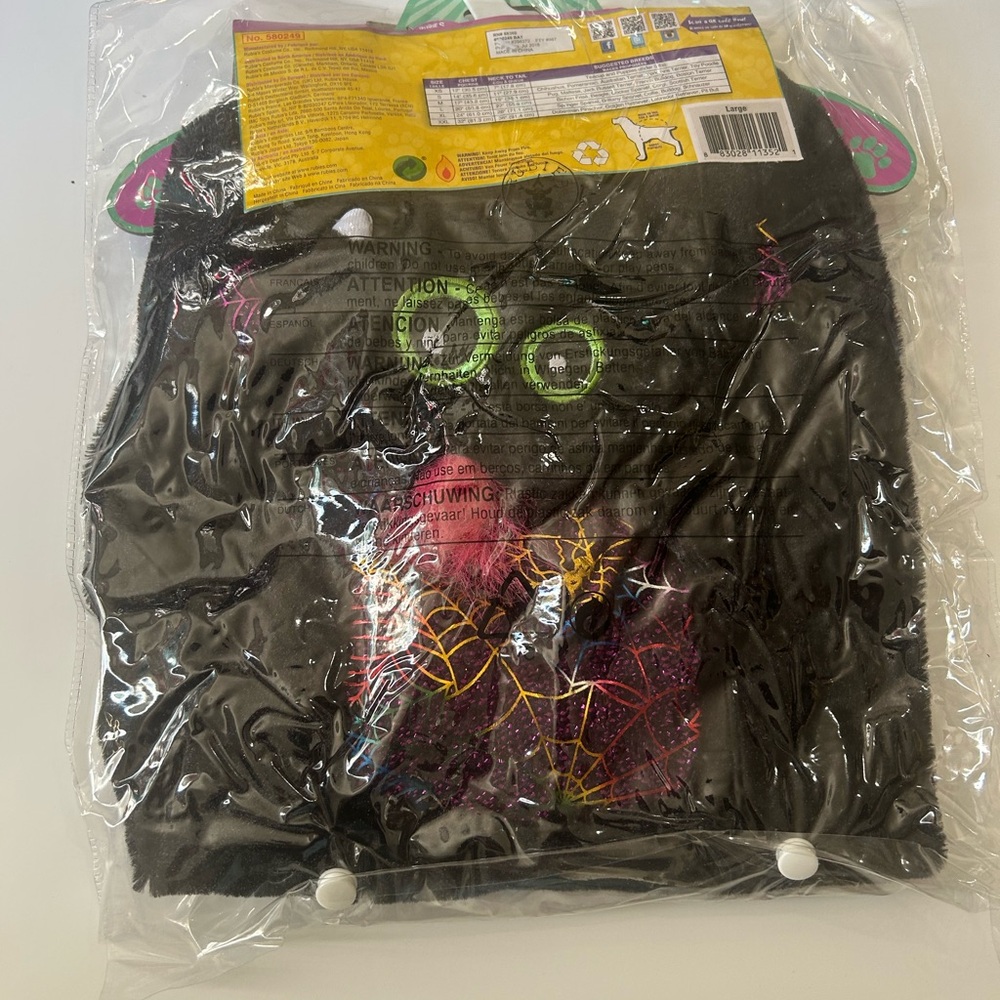 Rubie's Pet Shop Black Bat Costume - Picture 2 of 3
